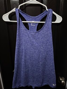 Nike Heathered Purple Racerback Tank Top